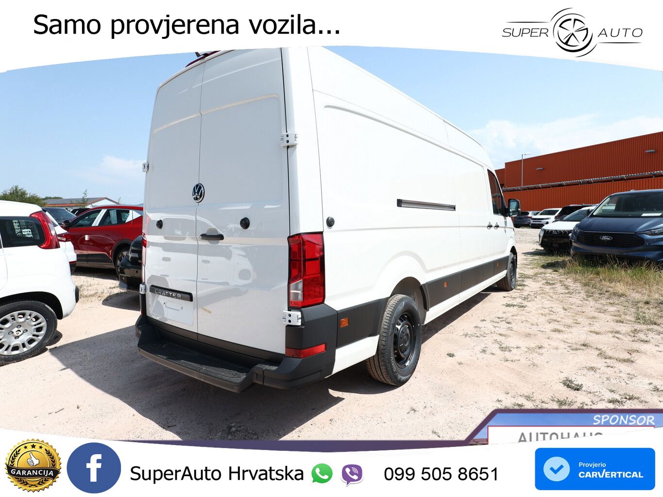 Volkswagen Crafter 35 L4H3 3S Temp Kam AppCo UVP-49%* 140 KS