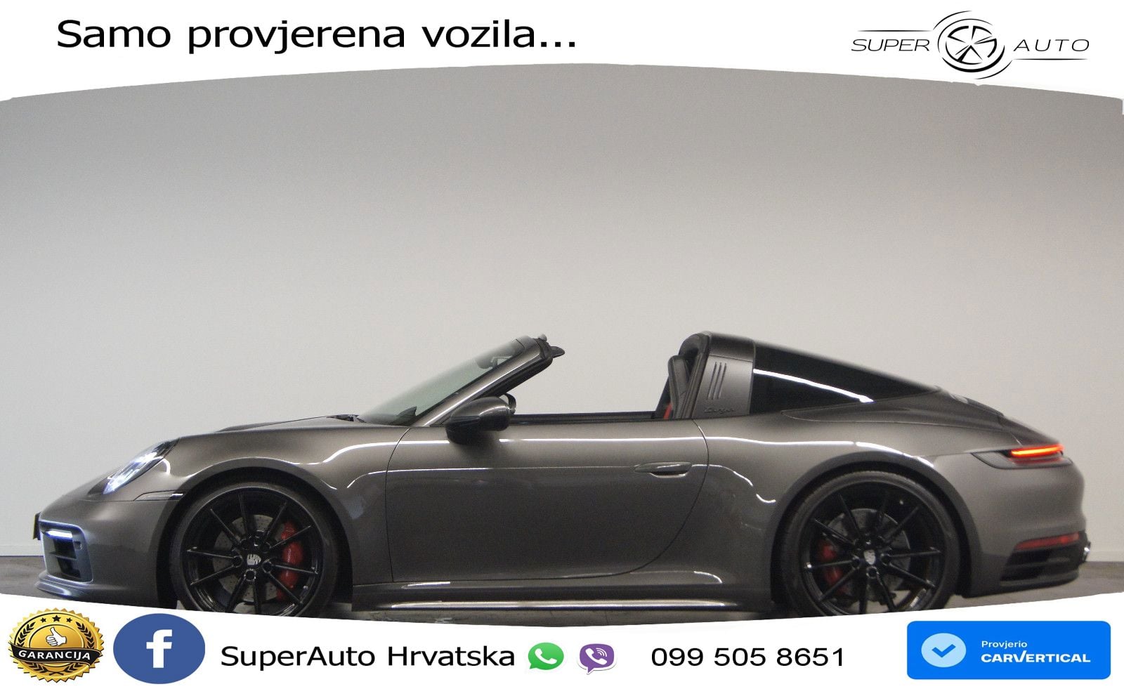 Porsche 911 Targa 4S 3.0 (450 KS) PDK ZRAČNI+ACC+GR SJED+KAM