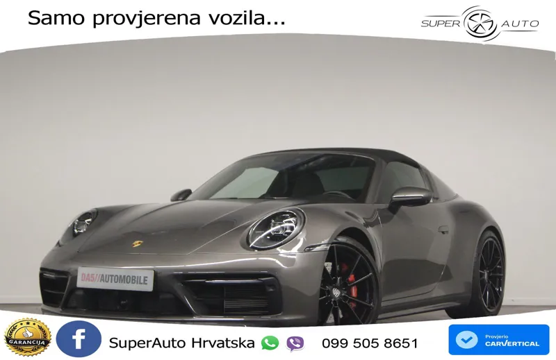 Porsche 911 Targa 4S 3.0 (450 KS) PDK ZRAČNI+ACC+GR SJED+KAM