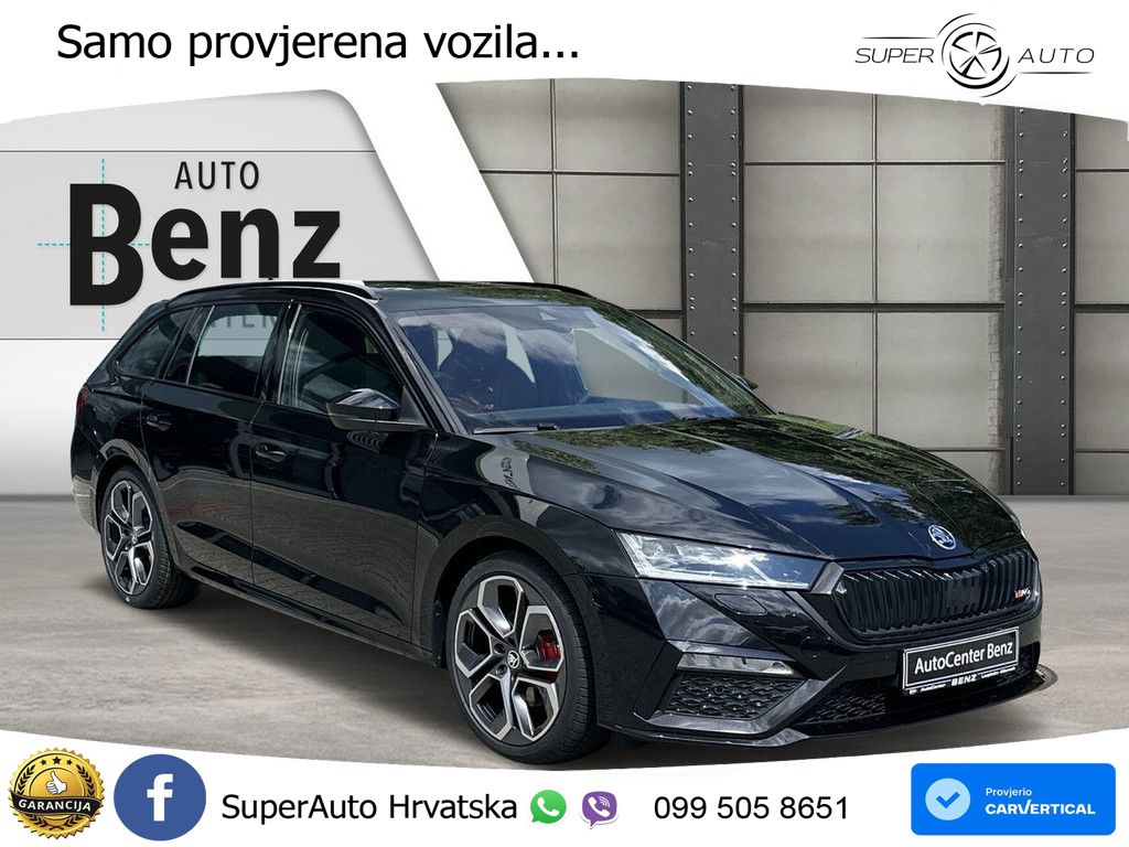 Škoda Octavia Combi RS 2.0 TDI (200 KS) DSG LED+GR SJED+ACC