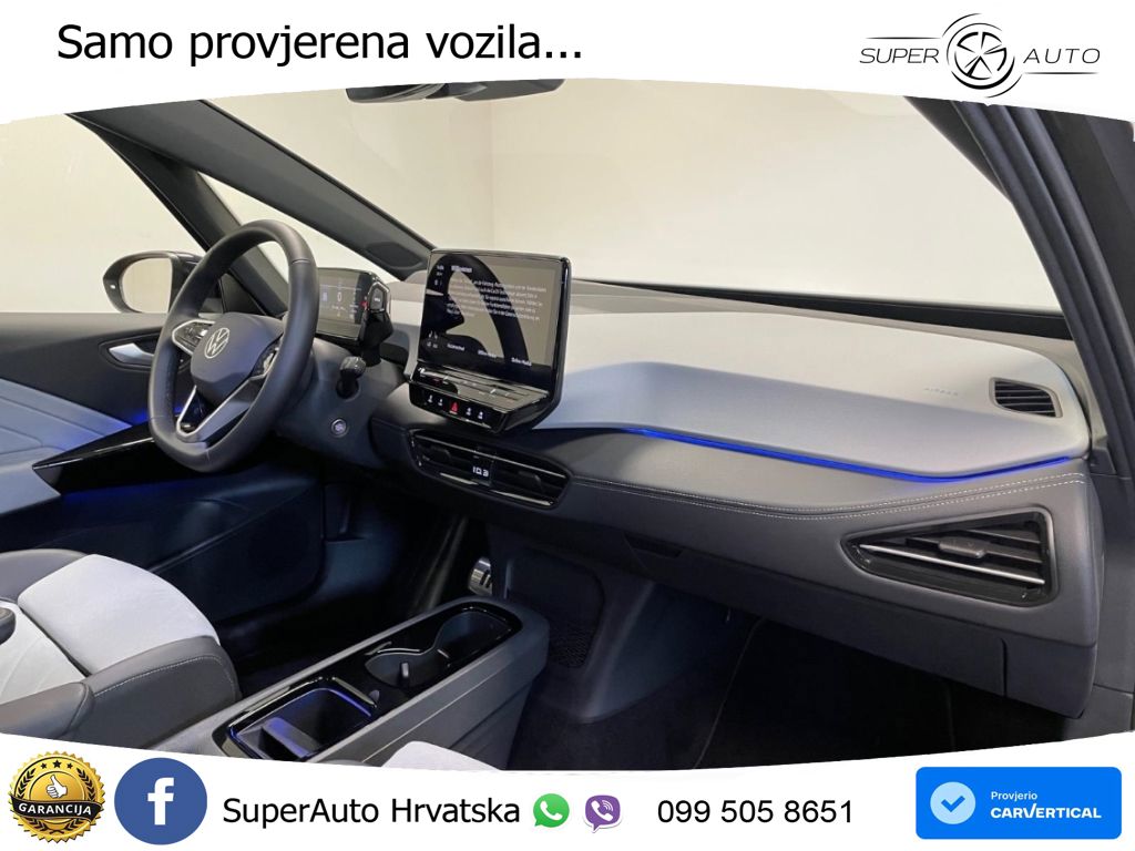 Volkswagen ID.3 Pro 62 kWh (204 KS) LED+GR SJED+ACC