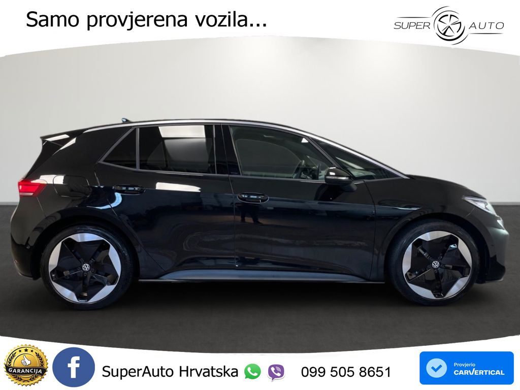 Volkswagen ID.3 Pro 62 kWh (204 KS) LED+GR SJED+ACC