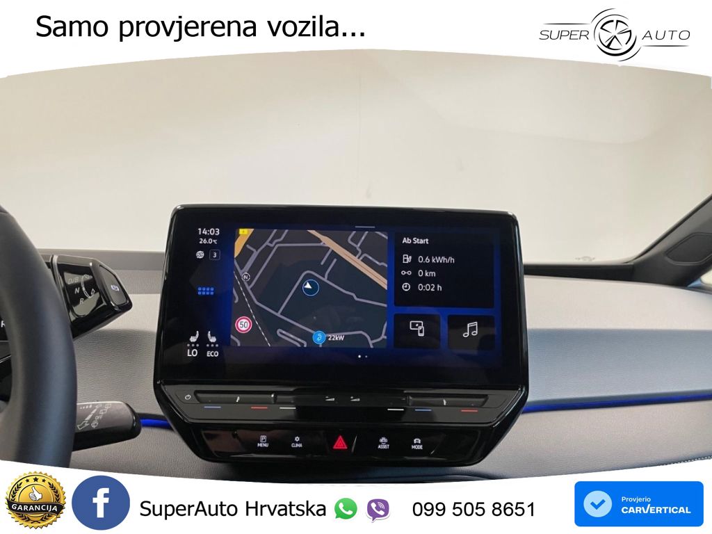 Volkswagen ID.3 Pro 62 kWh (204 KS) LED+GR SJED+ACC