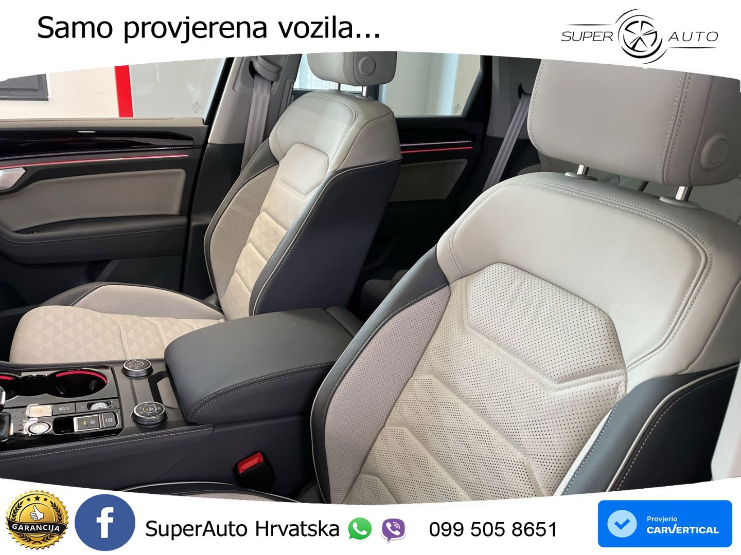 Volkswagen Touareg 3.0 V6 TDI (286 KS) 4MOTION Tiptronic ZRAČNI+ACC+GR SJED+KAM+PANO