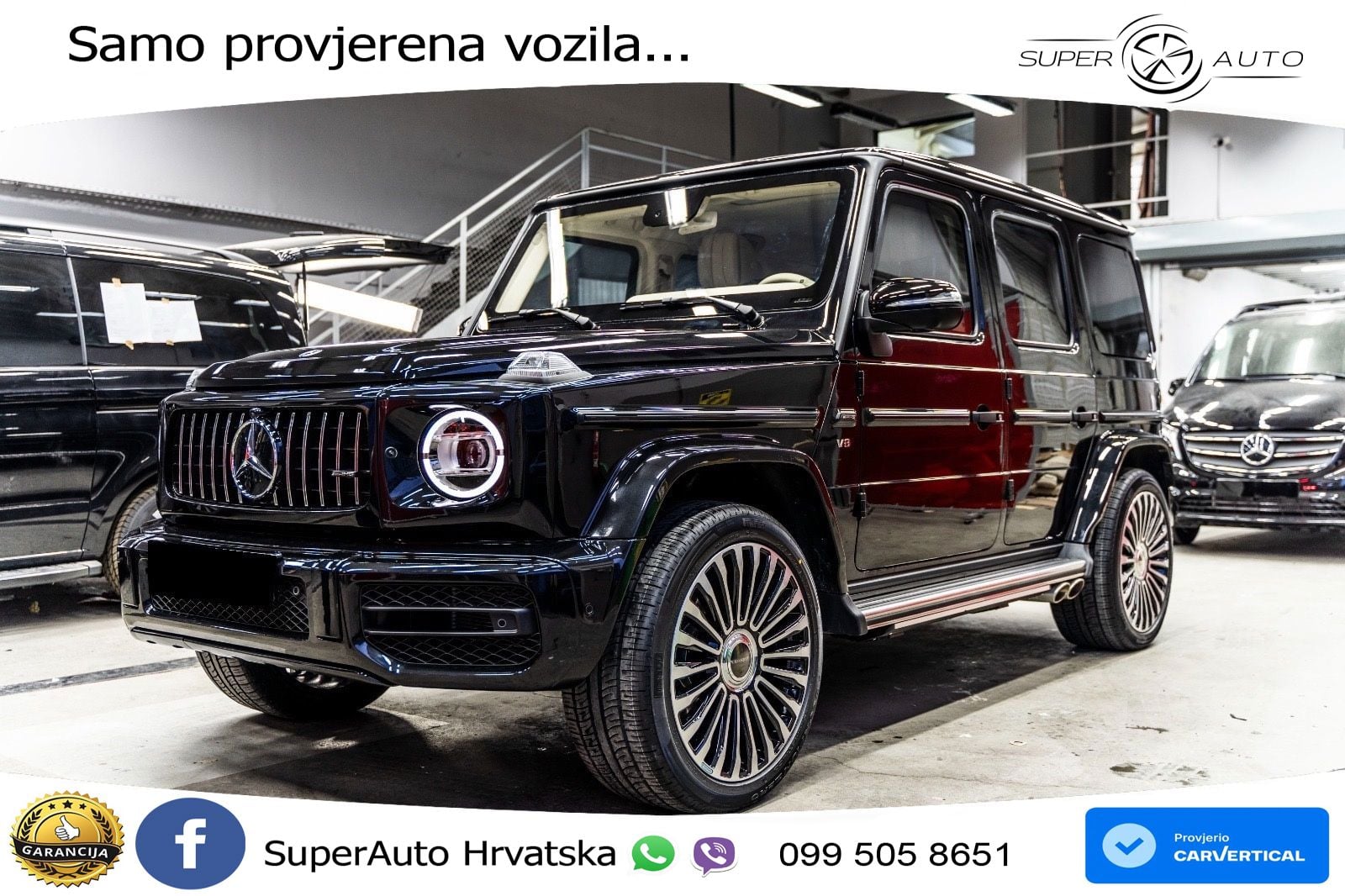 Mercedes AMG G 63 Long V8 (585 KS) 4MATIC 9G-TRONIC AMG SPEEDSHIFT TCT LED+GR SJED+ACC
