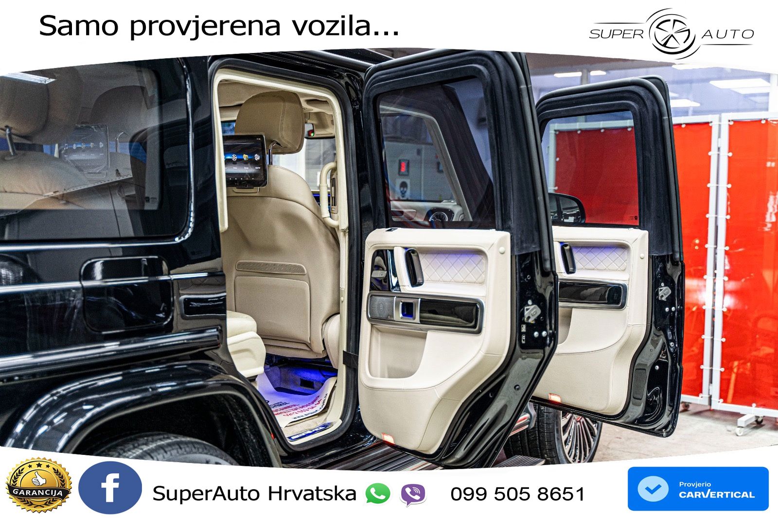 Mercedes AMG G 63 Long V8 (585 KS) 4MATIC 9G-TRONIC AMG SPEEDSHIFT TCT LED+GR SJED+ACC