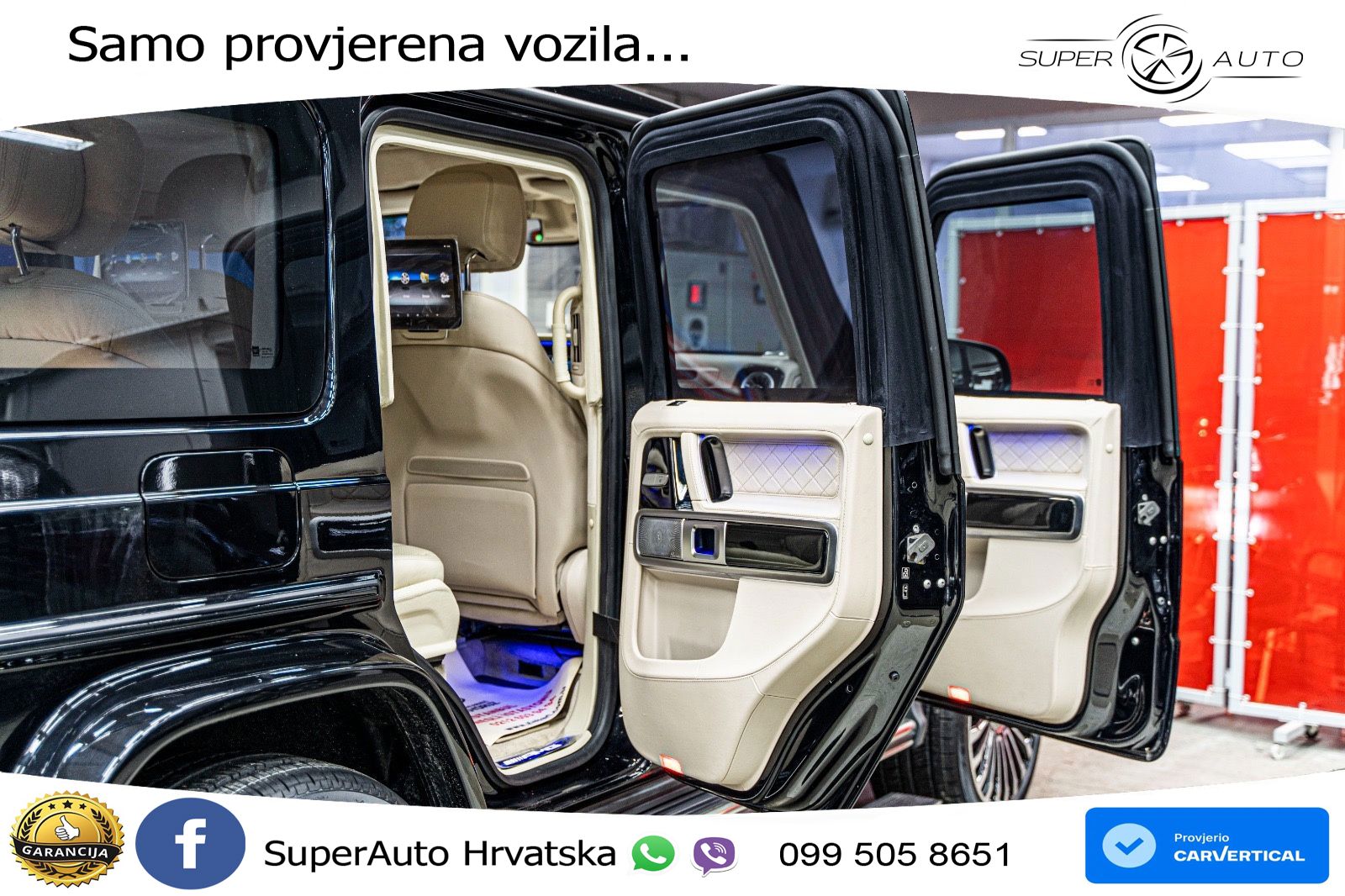 Mercedes AMG G 63 Long V8 (585 KS) 4MATIC 9G-TRONIC AMG SPEEDSHIFT TCT LED+GR SJED+ACC