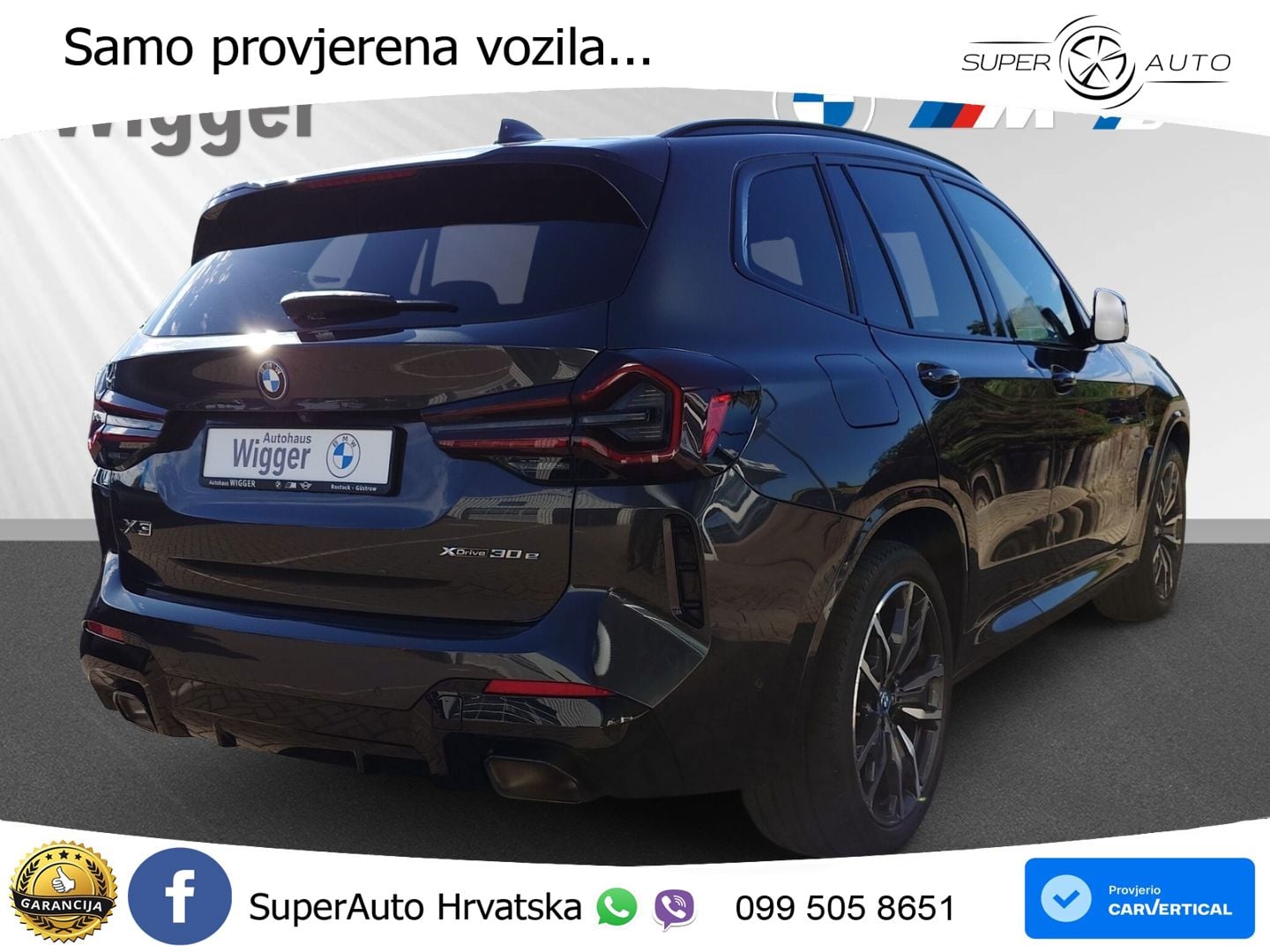 BMW X3 30e xDrive Steptronic M Sport LED+GR SJED+ACC