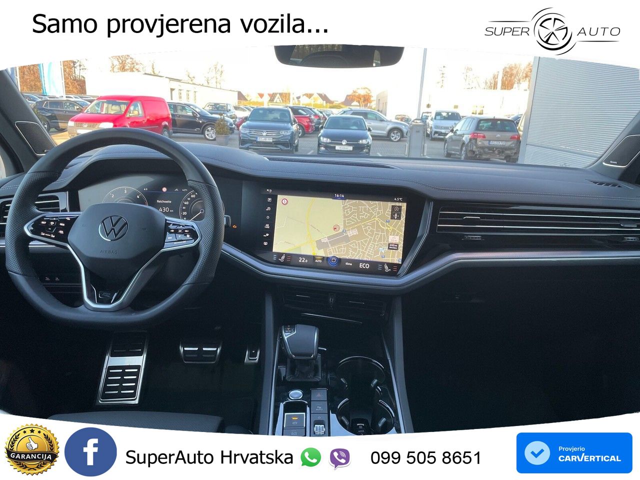 Volkswagen Touareg 3.0 V6 TDI (286 KS) 4MOTION Tiptronic R-Line ZRAČNI+ACC+GR SJED+KAM+PANO