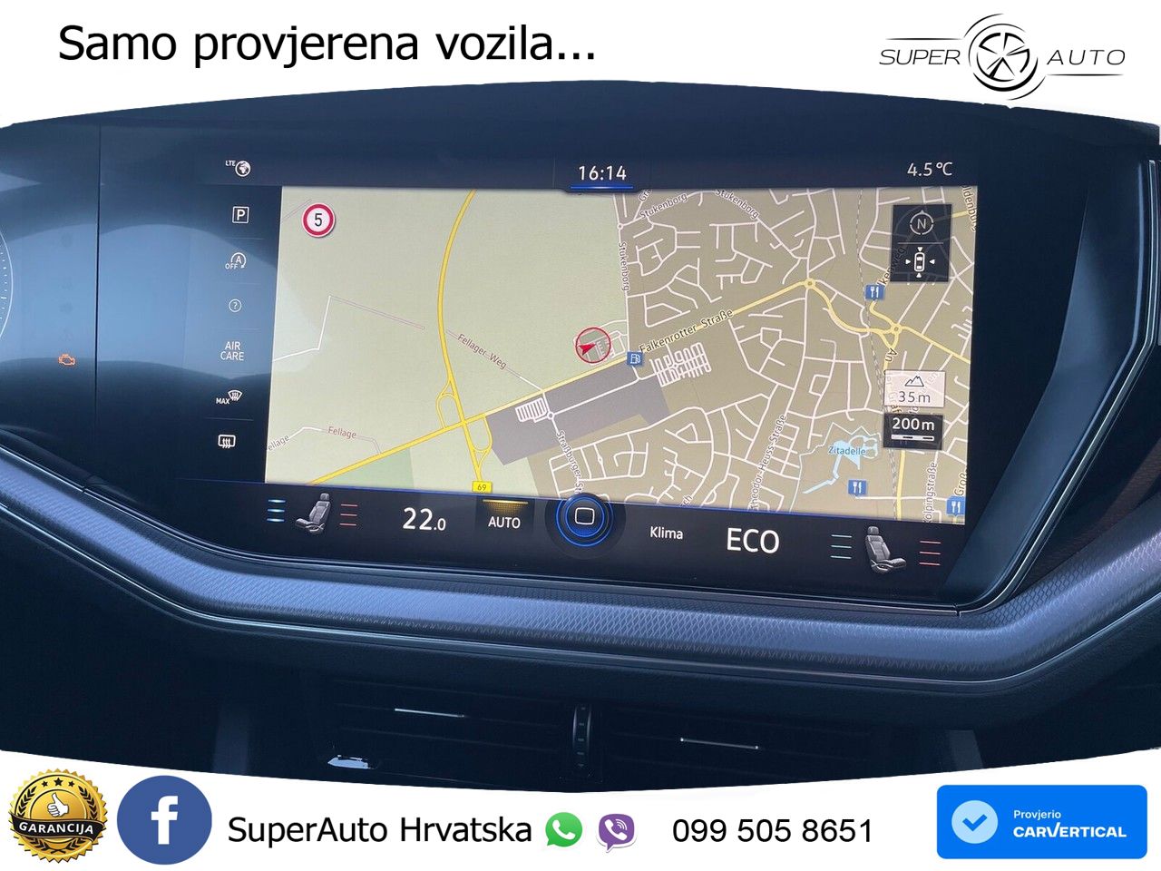 Volkswagen Touareg 3.0 V6 TDI (286 KS) 4MOTION Tiptronic R-Line ZRAČNI+ACC+GR SJED+KAM+PANO
