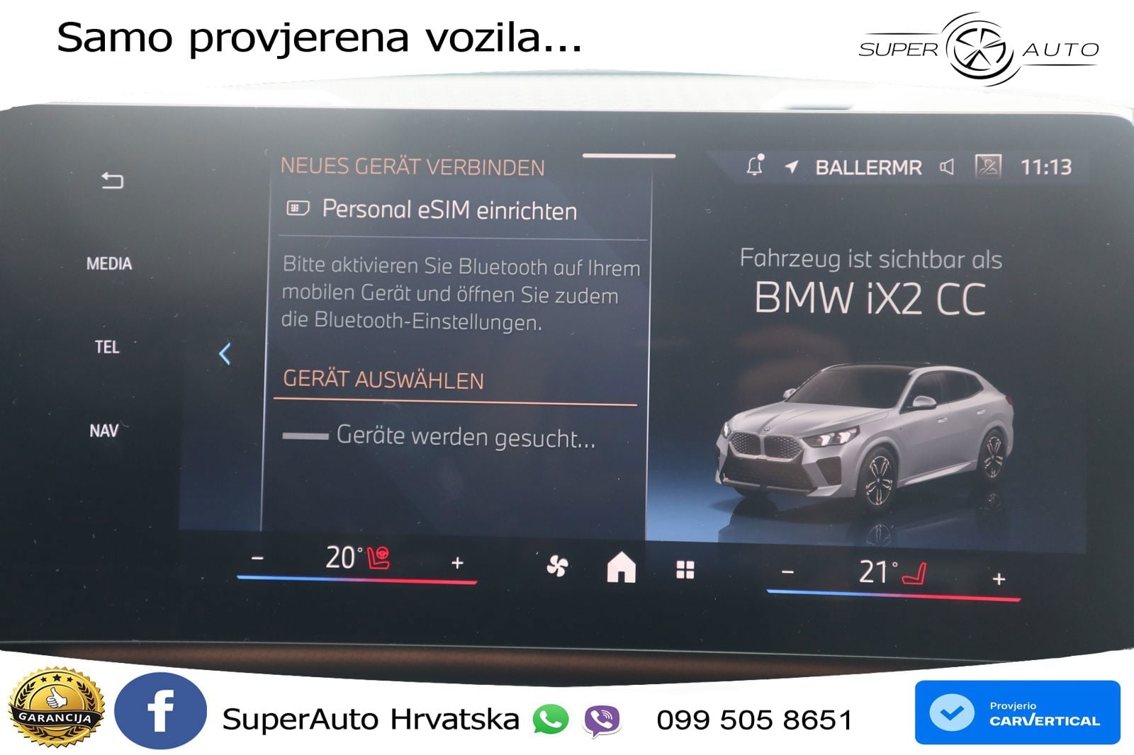 BMW iX2 66.5 kWh (204 KS) eDrive20