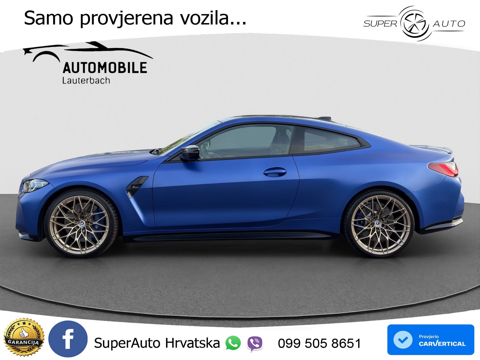 BMW M4 Competition 3.0 (510 KS) Steptronic LED+GR SJED+ACC