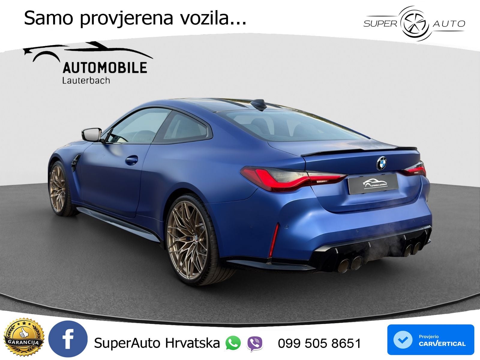 BMW M4 Competition 3.0 (510 KS) Steptronic LED+GR SJED+ACC