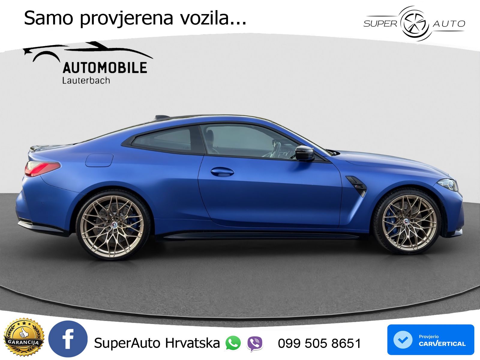 BMW M4 Competition 3.0 (510 KS) Steptronic LED+GR SJED+ACC