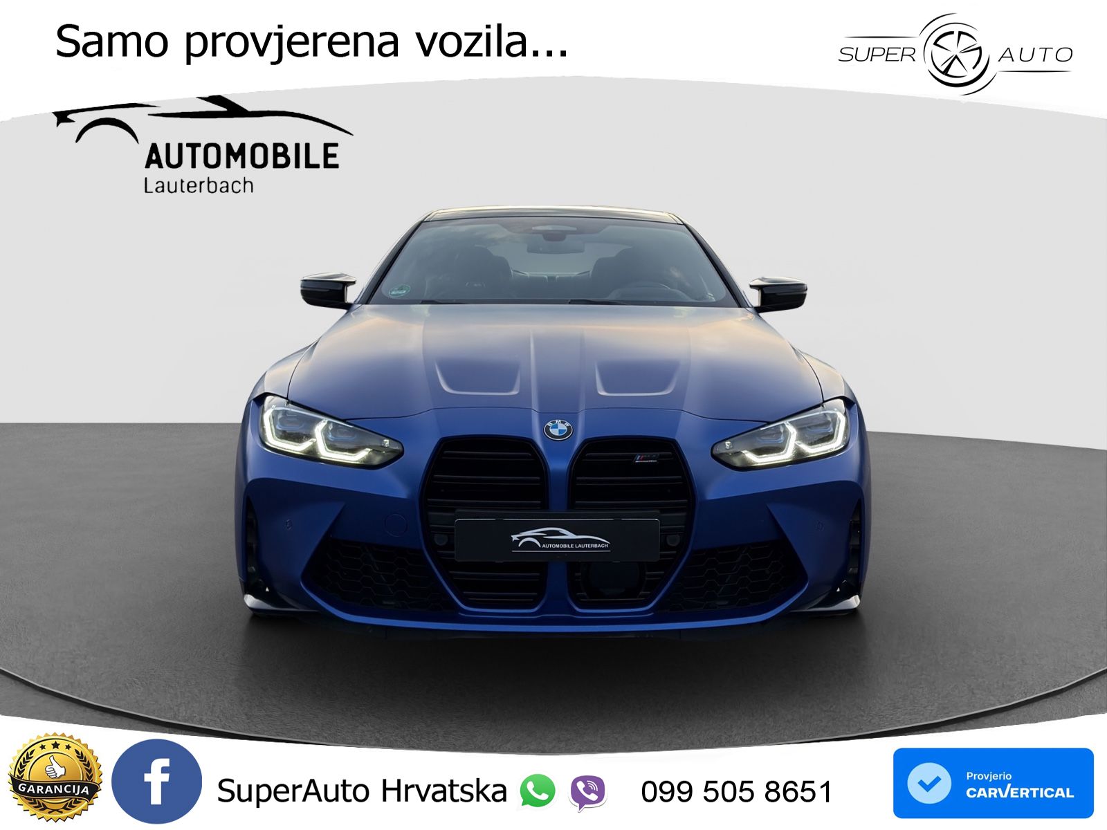 BMW M4 Competition 3.0 (510 KS) Steptronic LED+GR SJED+ACC