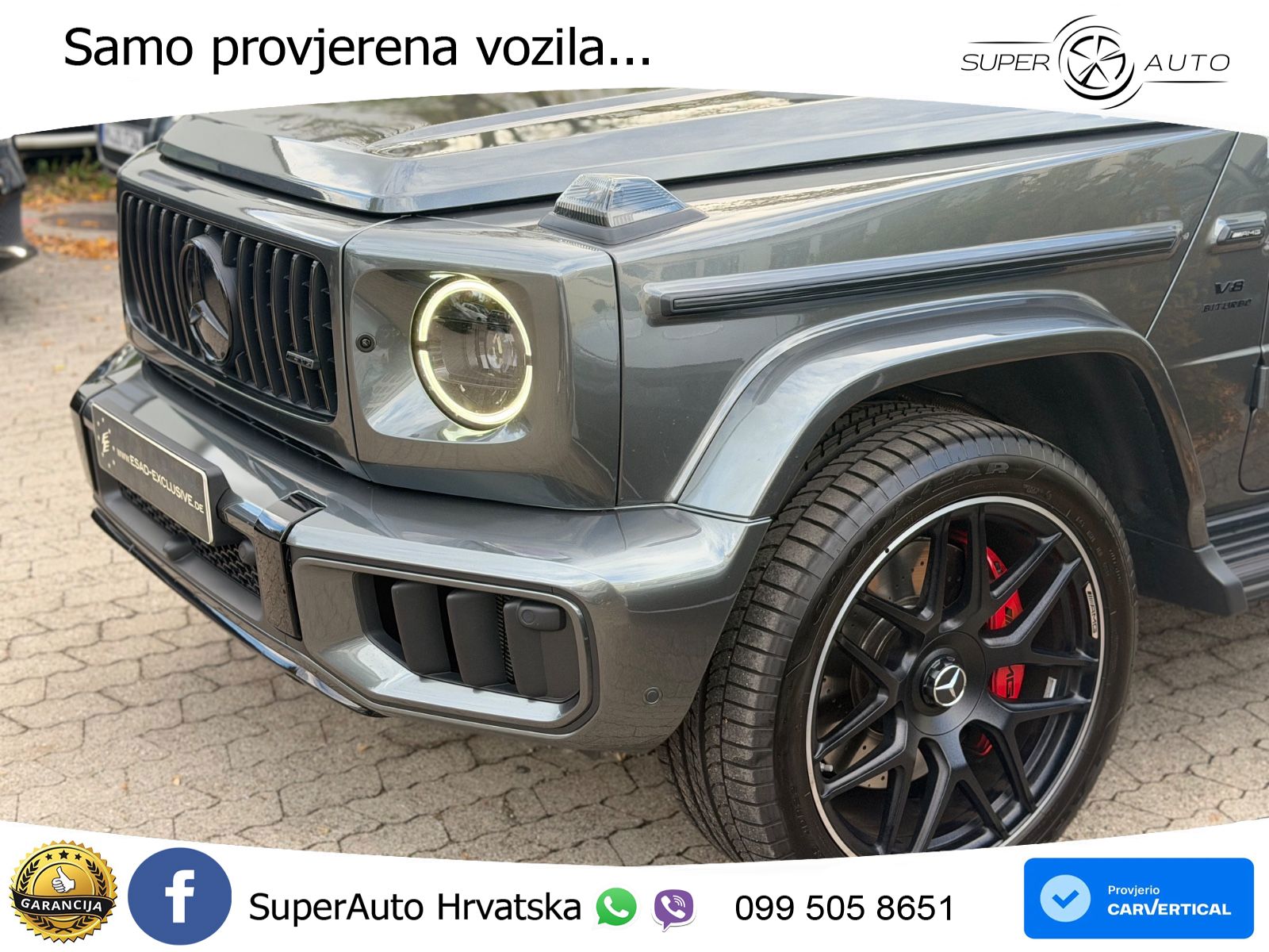Mercedes AMG G 63 Long V8 (585 KS) 4MATIC 9G-TRONIC AMG SPEEDSHIFT TCT Superior LED+GR SJED+ACC