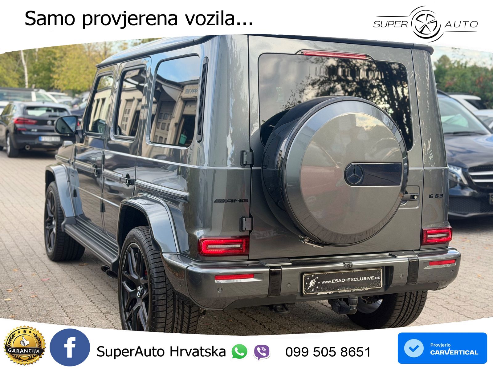 Mercedes AMG G 63 Long V8 (585 KS) 4MATIC 9G-TRONIC AMG SPEEDSHIFT TCT Superior LED+GR SJED+ACC