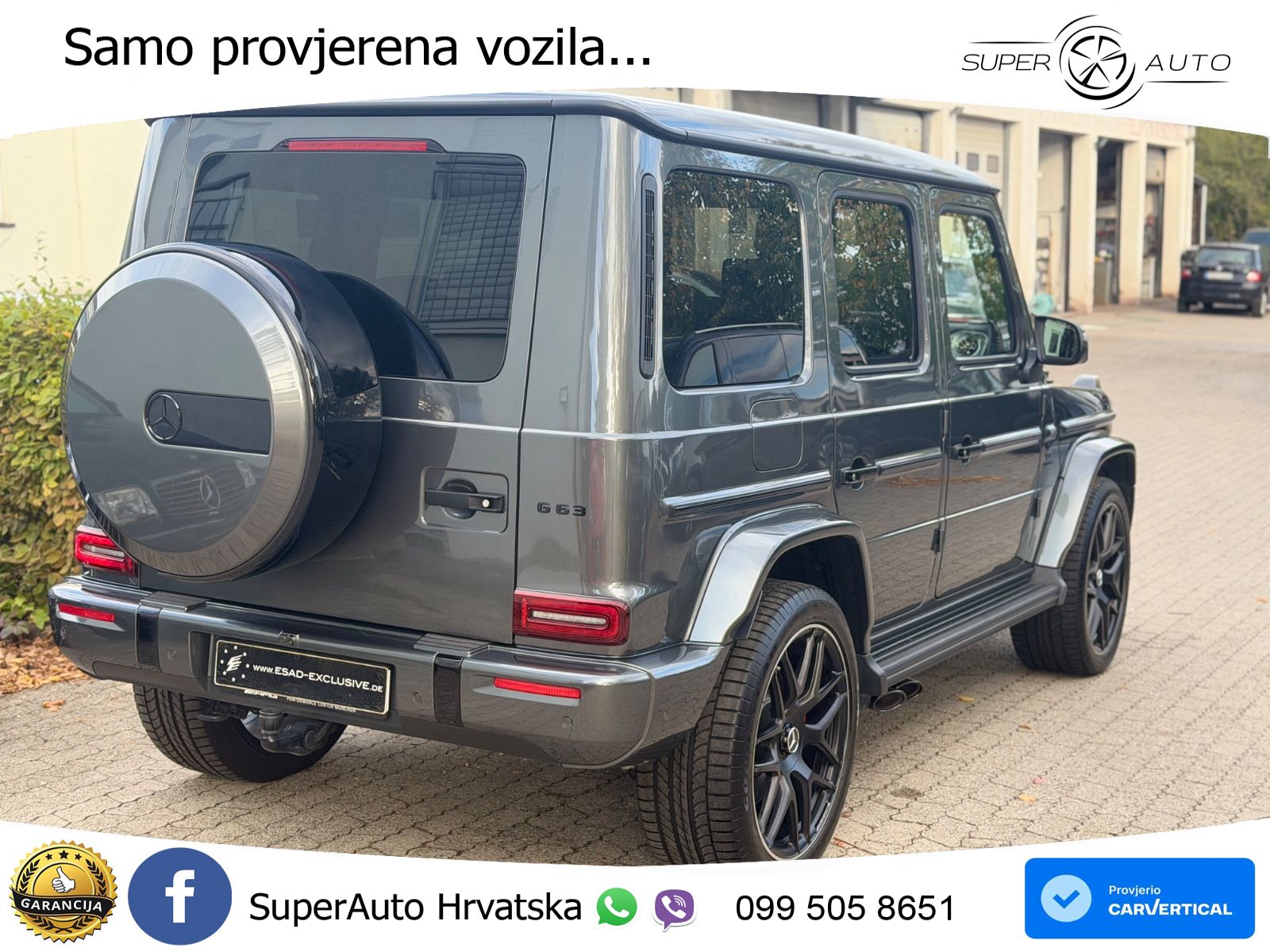 Mercedes AMG G 63 Long V8 (585 KS) 4MATIC 9G-TRONIC AMG SPEEDSHIFT TCT Superior LED+GR SJED+ACC