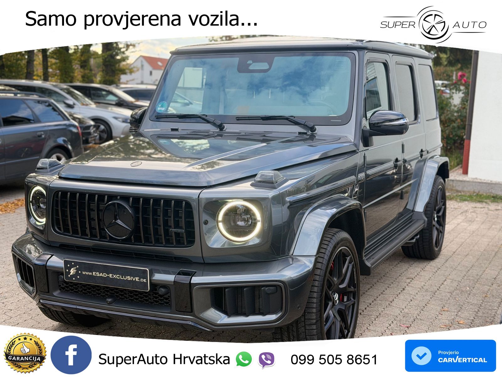Mercedes AMG G 63 Long V8 (585 KS) 4MATIC 9G-TRONIC AMG SPEEDSHIFT TCT Superior LED+GR SJED+ACC
