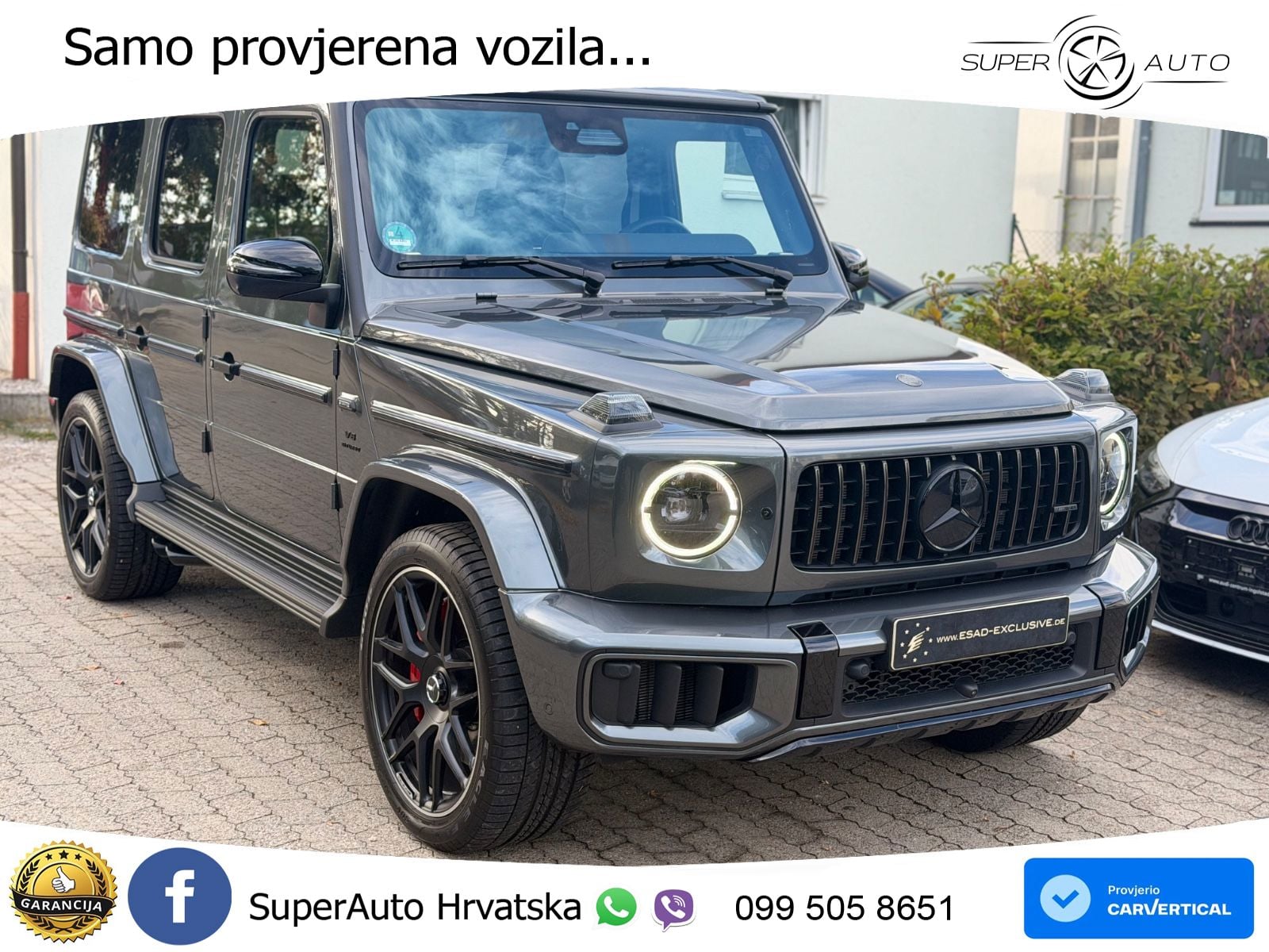 Mercedes AMG G 63 Long V8 (585 KS) 4MATIC 9G-TRONIC AMG SPEEDSHIFT TCT Superior LED+GR SJED+ACC