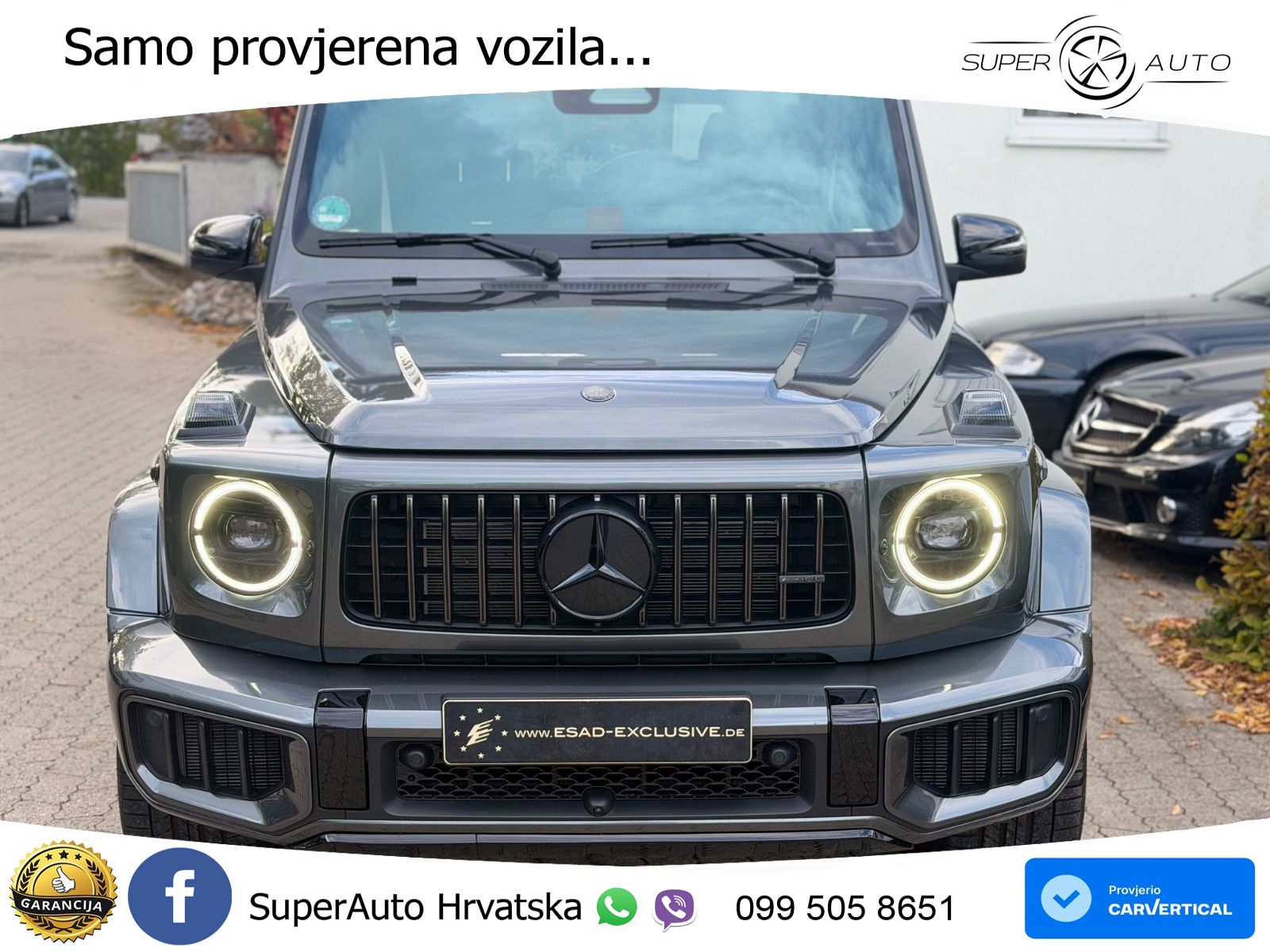 Mercedes AMG G 63 Long V8 (585 KS) 4MATIC 9G-TRONIC AMG SPEEDSHIFT TCT Superior LED+GR SJED+ACC