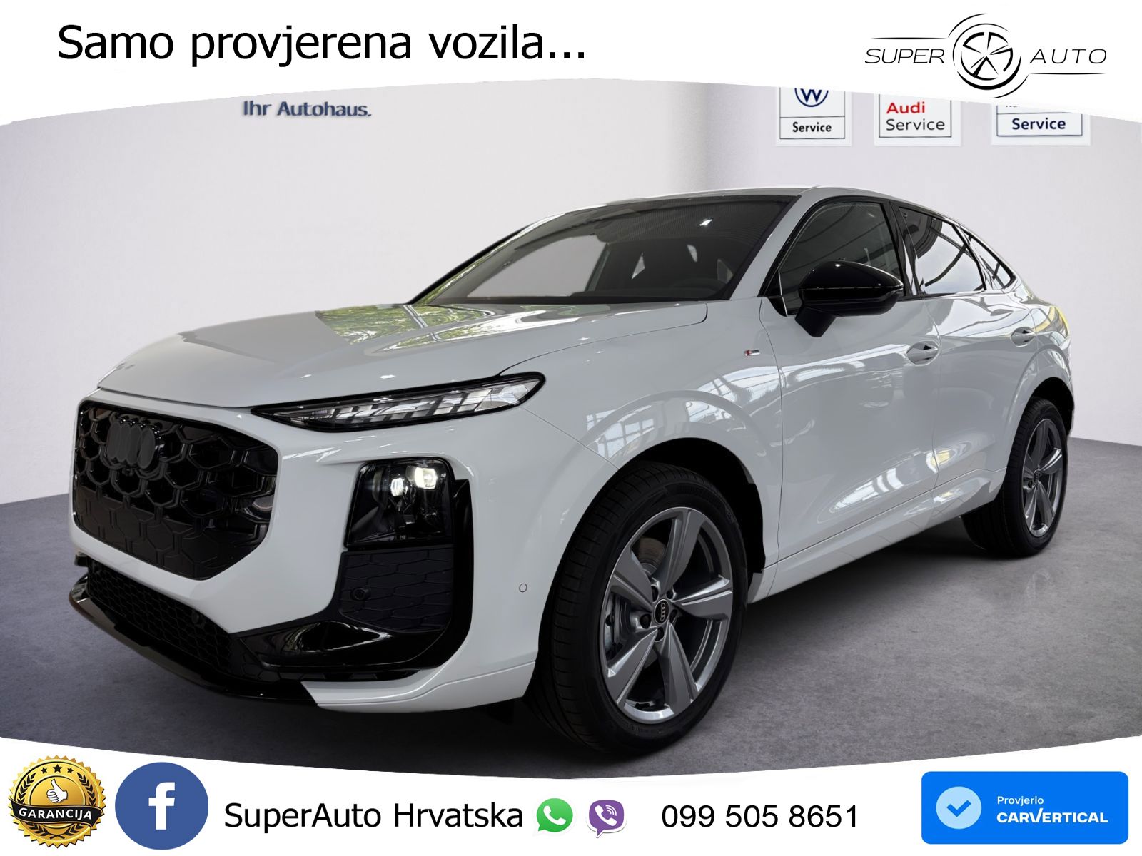Audi Q3 III Sportback 2.0 TFSI (204 KS) quattro S tronic S line LED+GR SJED+ACC