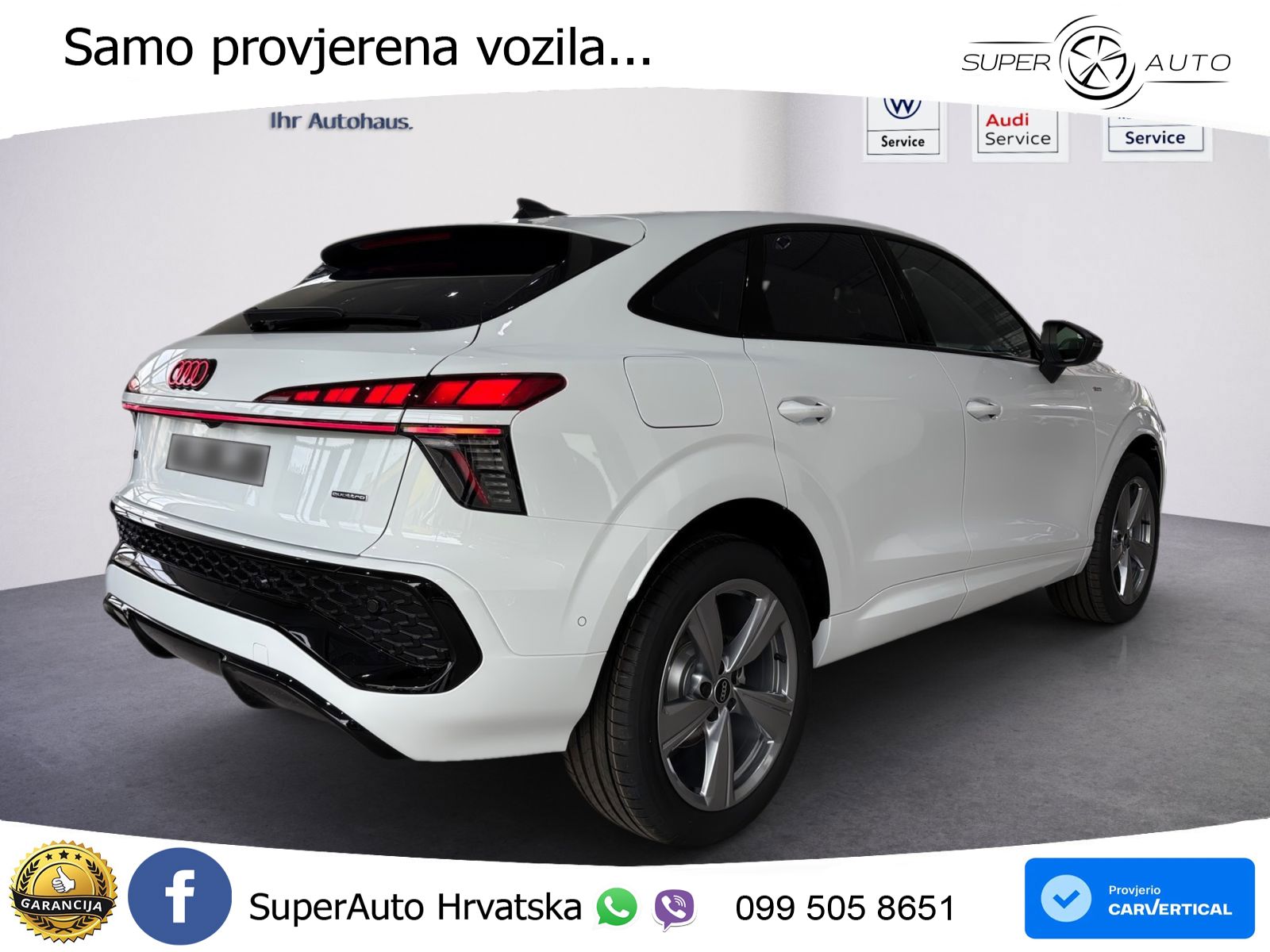 Audi Q3 III Sportback 2.0 TFSI (204 KS) quattro S tronic S line LED+GR SJED+ACC