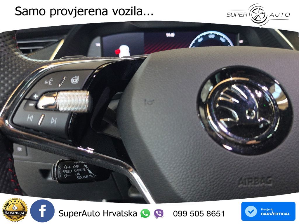 Škoda Octavia Combi RS 2.0 TDI (200 KS) DSG LED+GR SJED+ACC