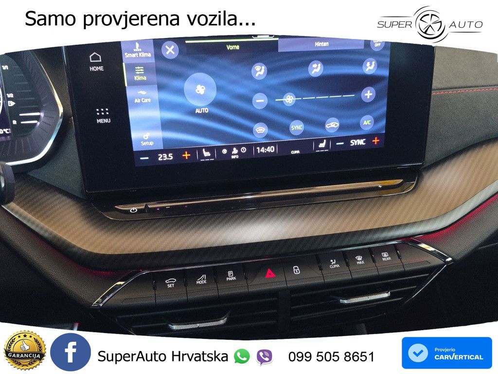 Škoda Octavia Combi RS 2.0 TDI (200 KS) DSG LED+GR SJED+ACC