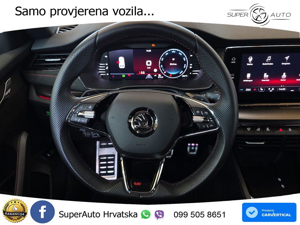 Škoda Octavia Combi RS 2.0 TDI (200 KS) DSG LED+GR SJED+ACC