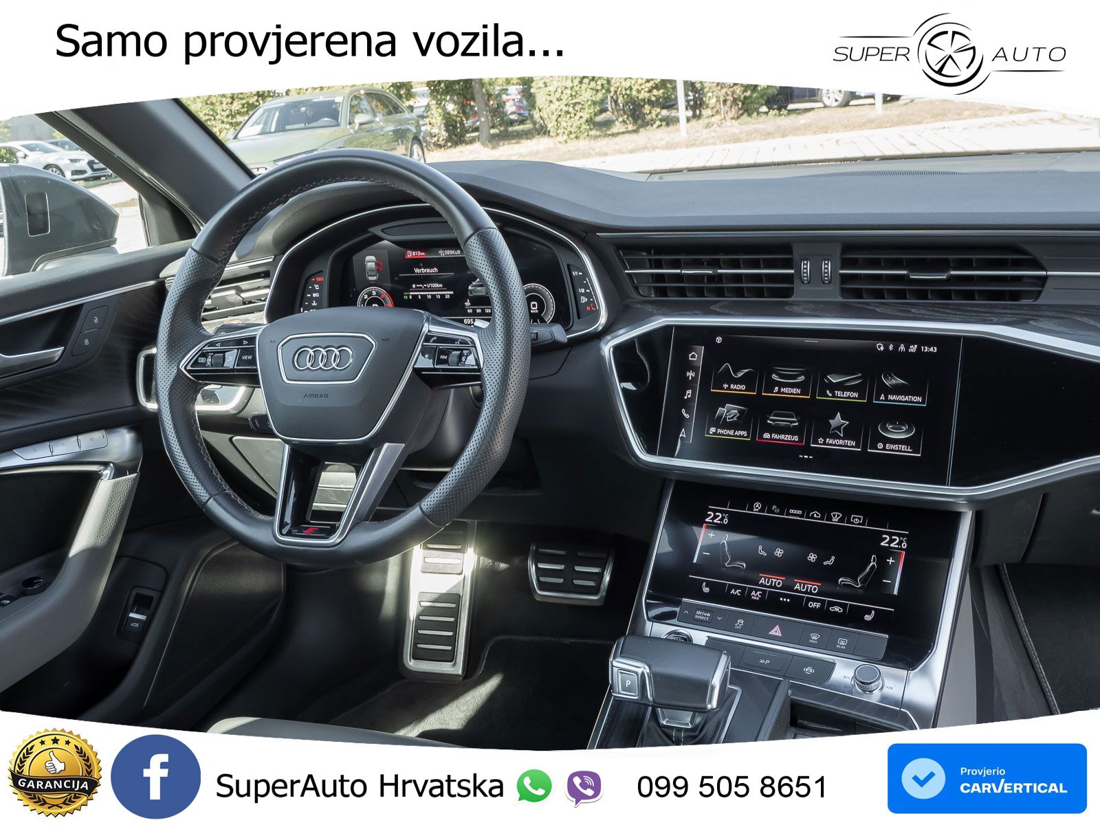 Audi A6 45 TDI V6 (245 KS) quattro ultra S tronic S line LED+GR SJED+ACC