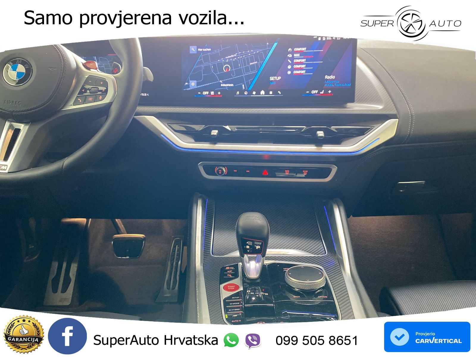 BMW XM 50e (476 KS) M xDrive M Steptronic LED+GR SJED+ACC