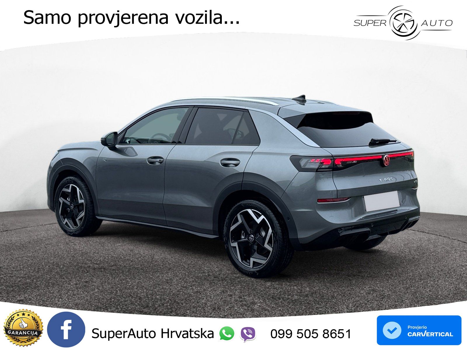 Volkswagen T-Roc 1.5 eTSI (150 KS)  DSG R-Line LED+GR SJED+ACC