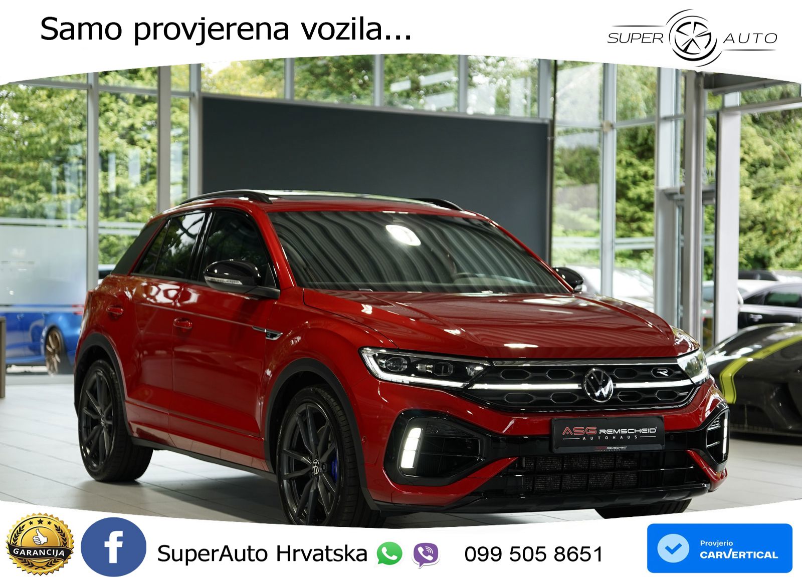 Volkswagen T-Roc I R 2.0 TSI (300 KS) OPF 4M DSG MATRIX+GR SJED+KAM