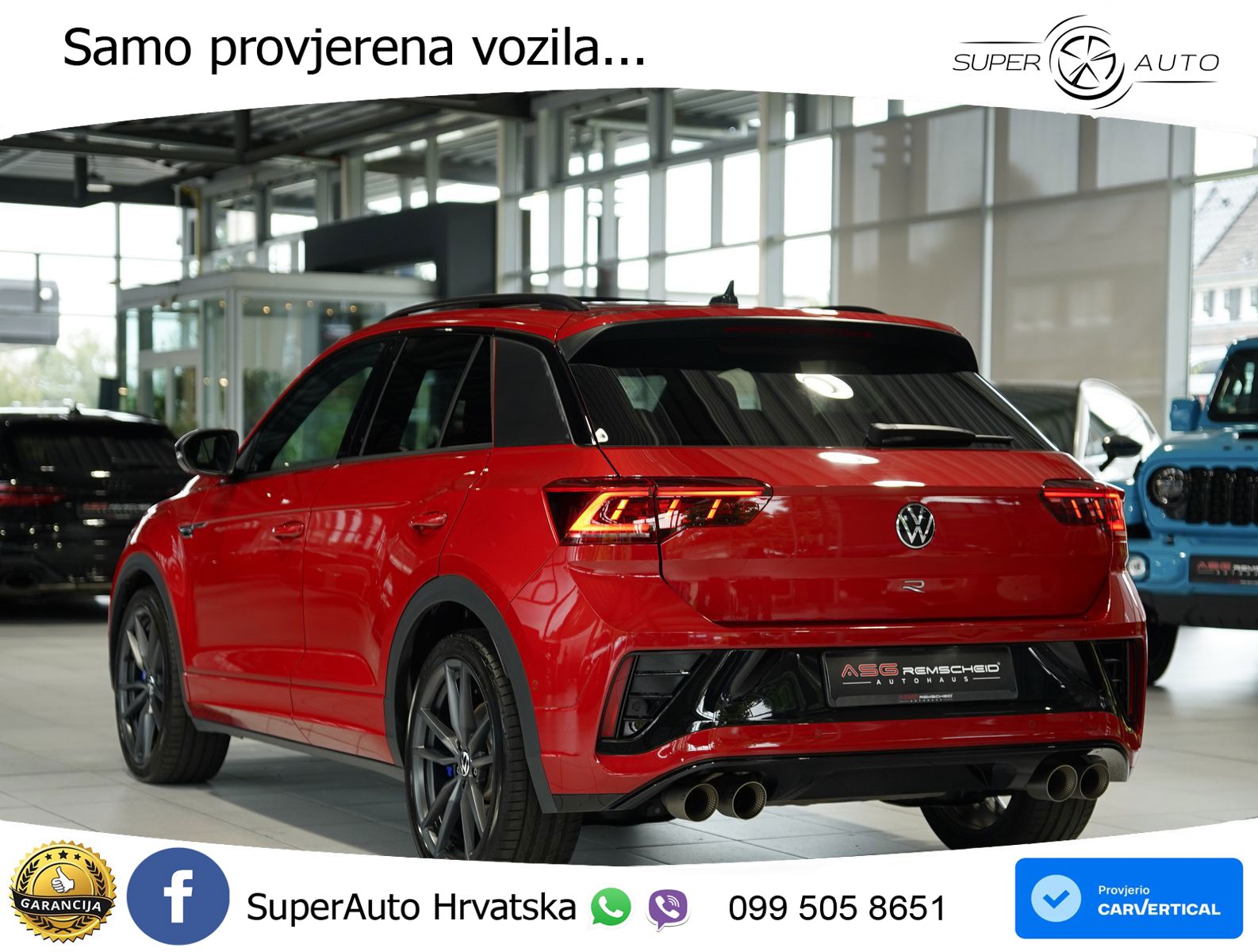 Volkswagen T-Roc I R 2.0 TSI (300 KS) OPF 4M DSG MATRIX+GR SJED+KAM