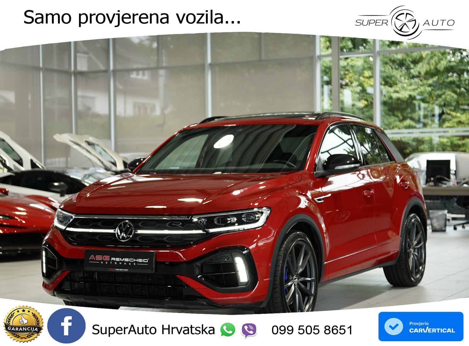 Volkswagen T-Roc I R 2.0 TSI (300 KS) OPF 4M DSG MATRIX+GR SJED+KAM