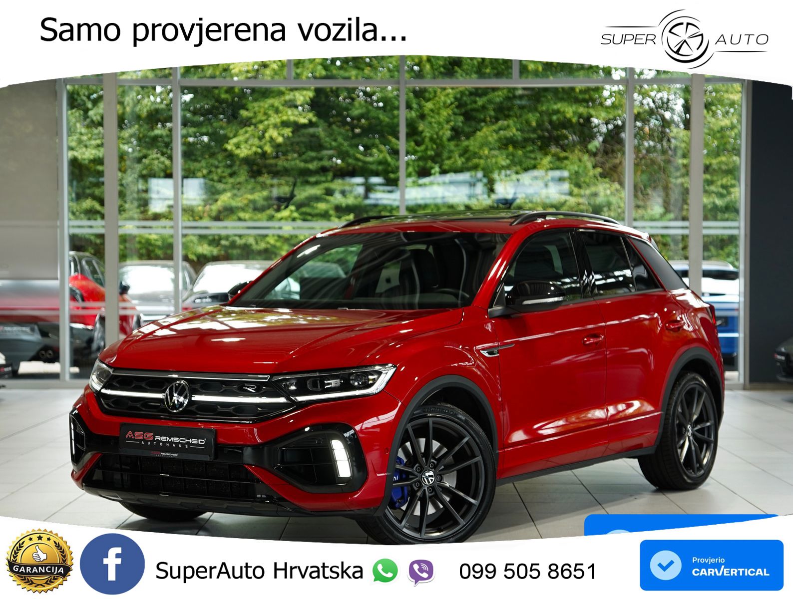 Volkswagen T-Roc I R 2.0 TSI (300 KS) OPF 4M DSG MATRIX+GR SJED+KAM