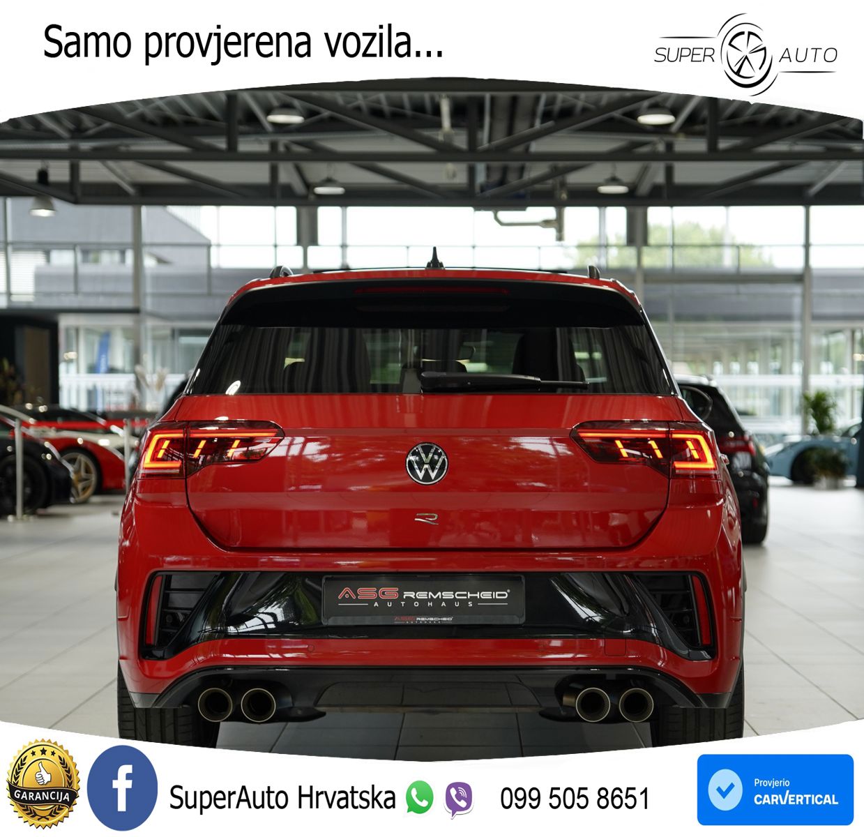 Volkswagen T-Roc I R 2.0 TSI (300 KS) OPF 4M DSG MATRIX+GR SJED+KAM