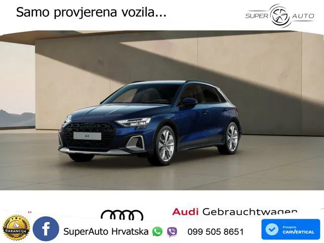 Audi A3 allstreet 40 TFSIe (204 KS) S tronic LED+GR SJED+ACC
