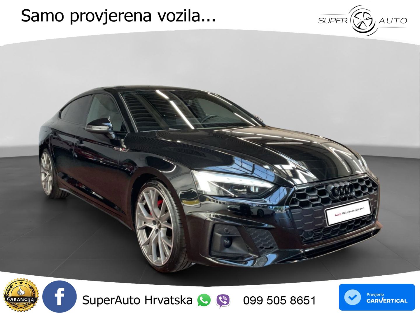 Audi A5 Sportback  40 TFSI (204 KS) quattro S tronic S line MATRIX+GR SJED+KAM