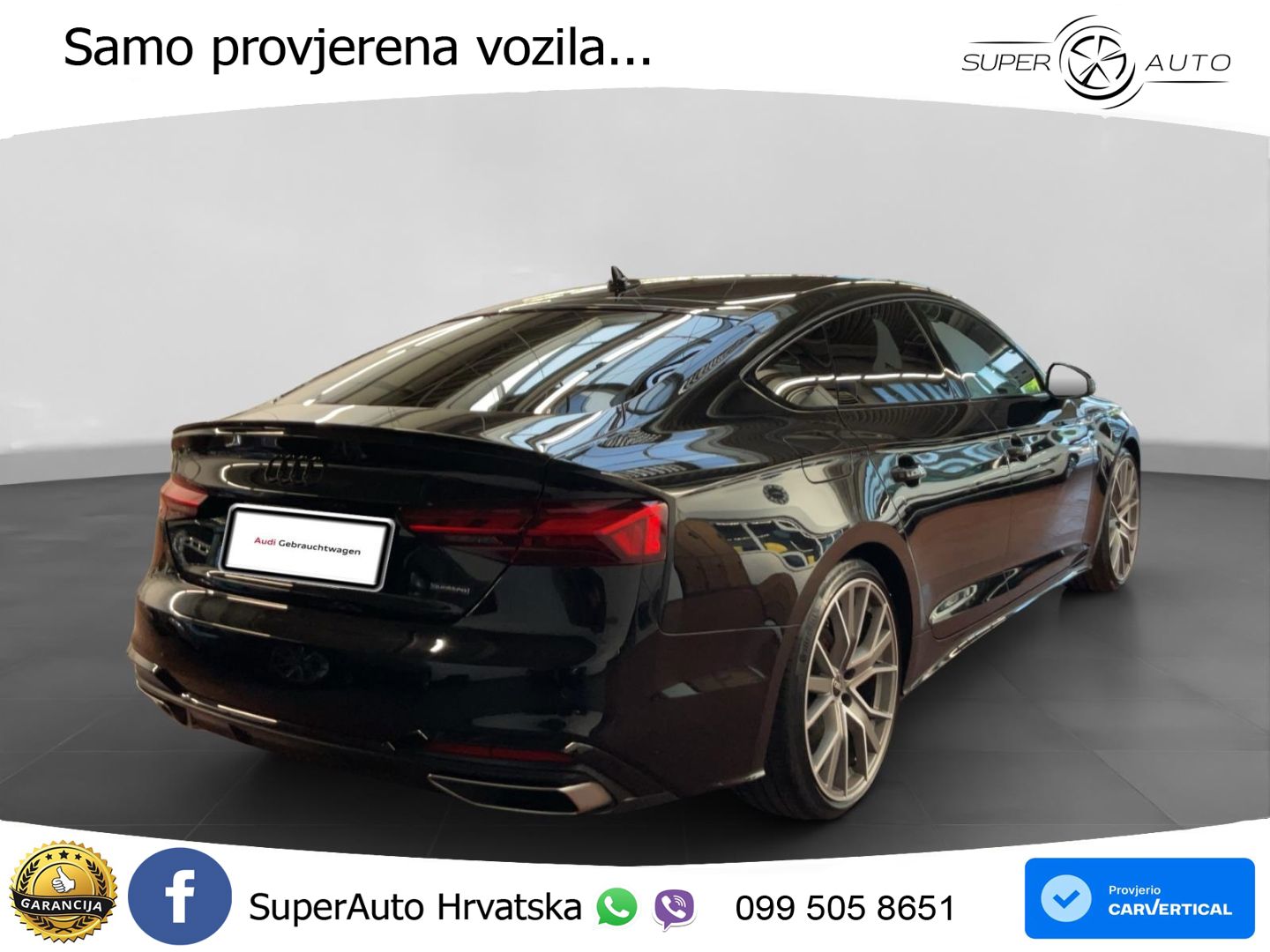 Audi A5 Sportback  40 TFSI (204 KS) quattro S tronic S line MATRIX+GR SJED+KAM