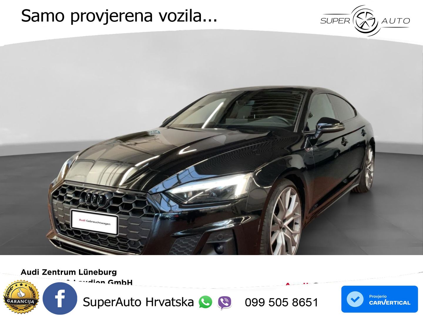 Audi A5 Sportback  40 TFSI (204 KS) quattro S tronic S line MATRIX+GR SJED+KAM