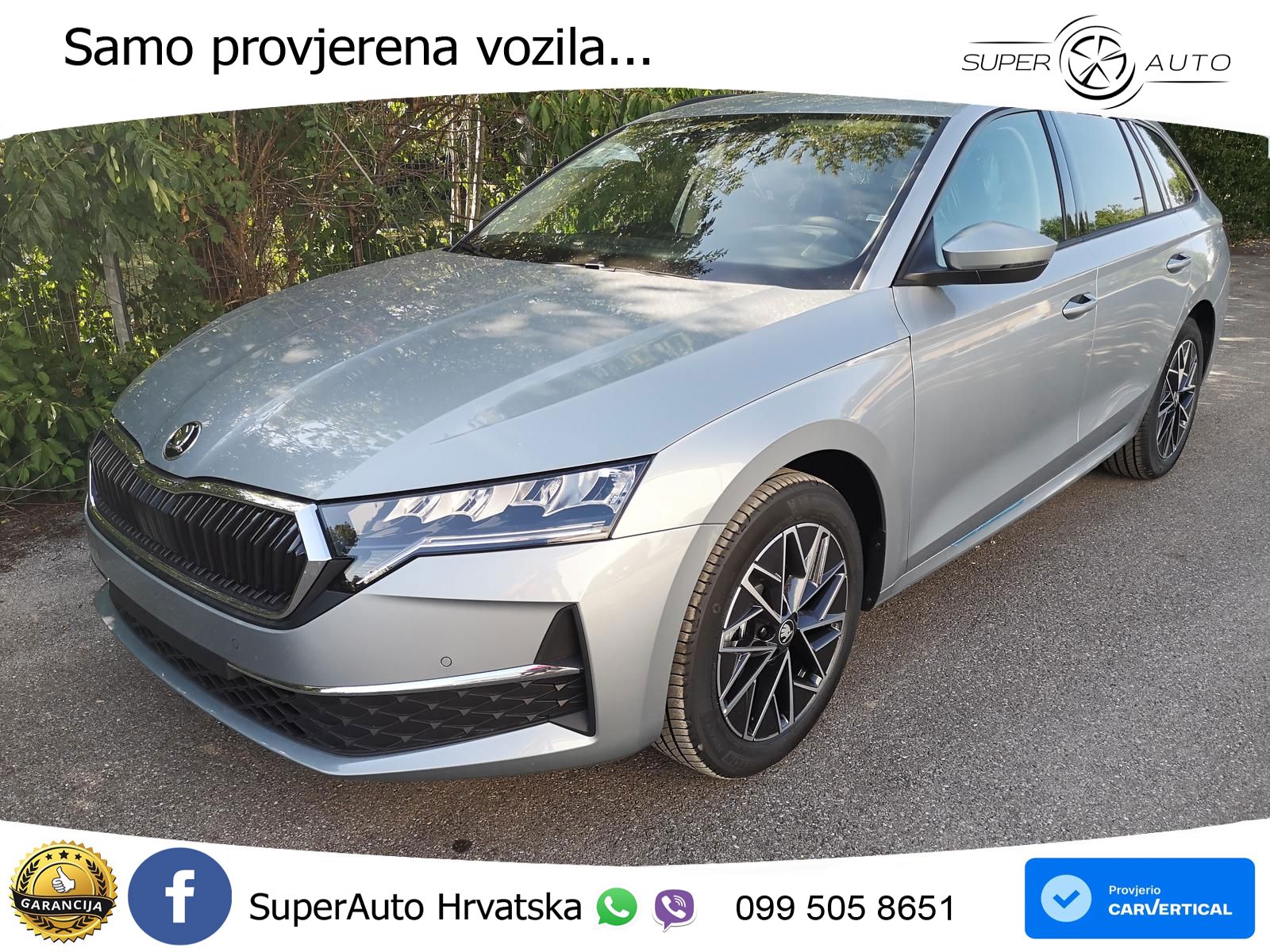 Škoda Octavia Combi 2.0 TDI (150 KS) DSG Selection LED+GR SJED+ACC