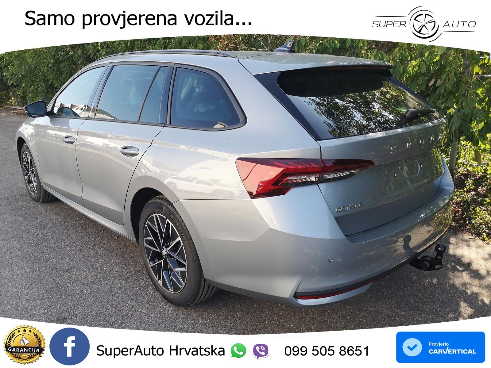 Škoda Octavia Combi 2.0 TDI (150 KS) DSG Selection LED+GR SJED+ACC