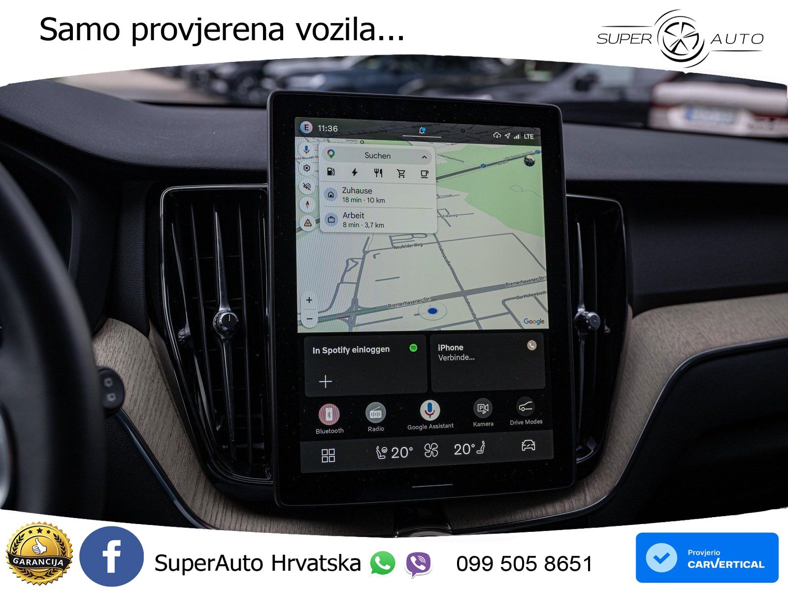 Volvo XC60 T6 AWD Geartronic LED+GR SJED+ACC