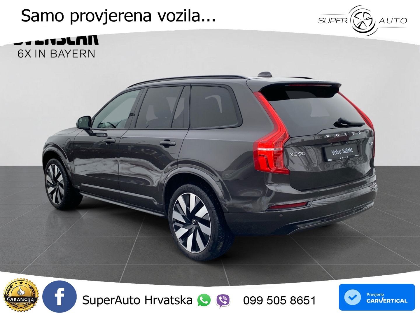 Volvo XC90 2.0 T8 AWD Automatic ACC+HEAD+4xGR SJED+360+PANO