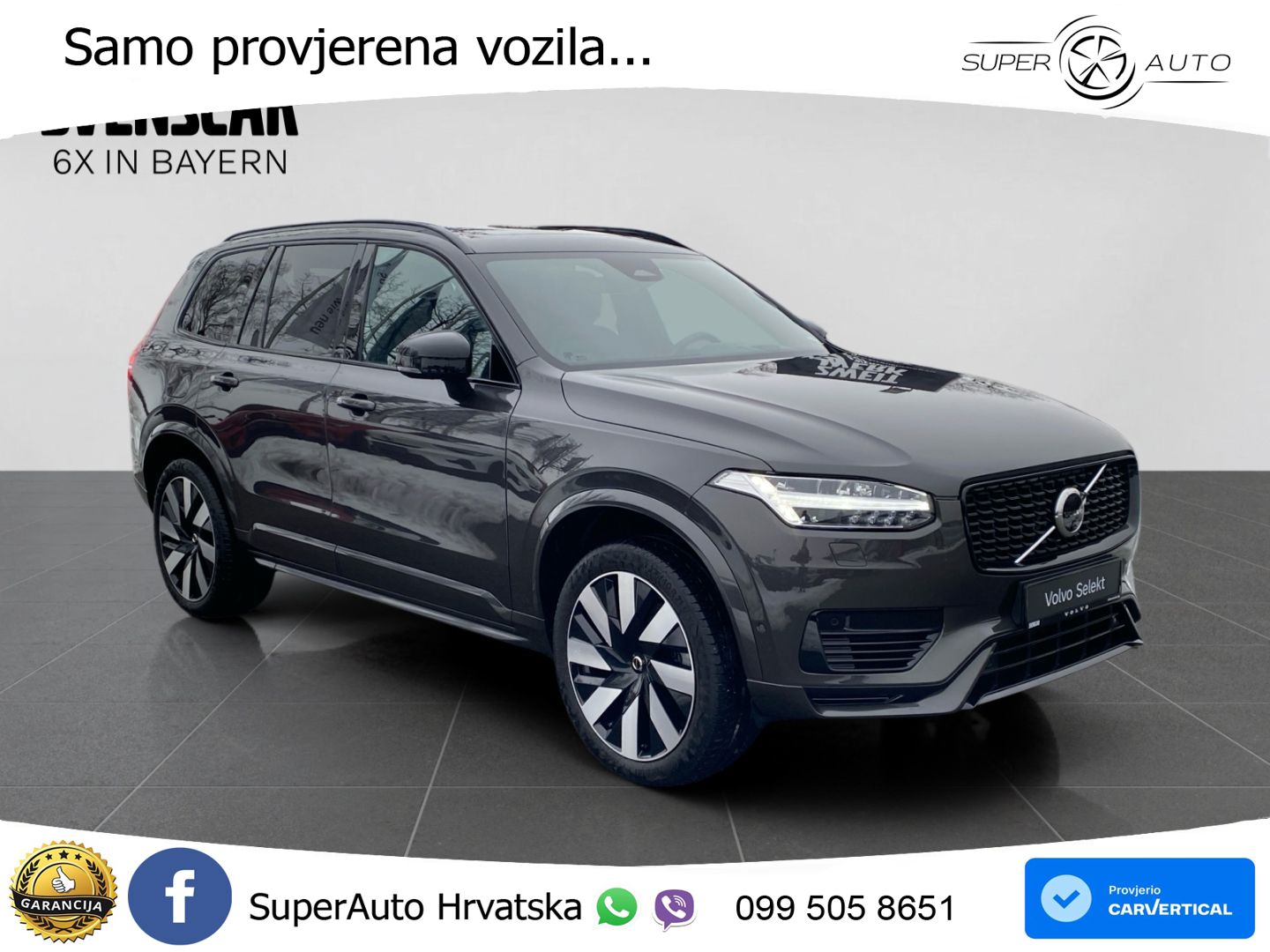 Volvo XC90 2.0 T8 AWD Automatic ACC+HEAD+4xGR SJED+360+PANO