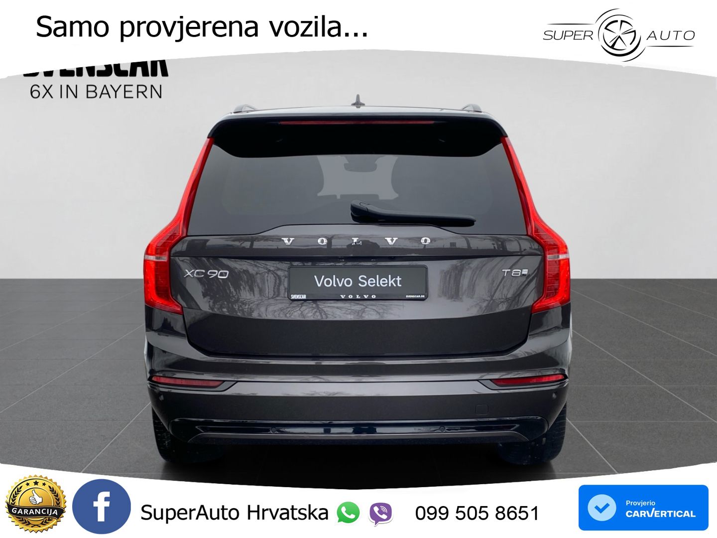Volvo XC90 2.0 T8 AWD Automatic ACC+HEAD+4xGR SJED+360+PANO