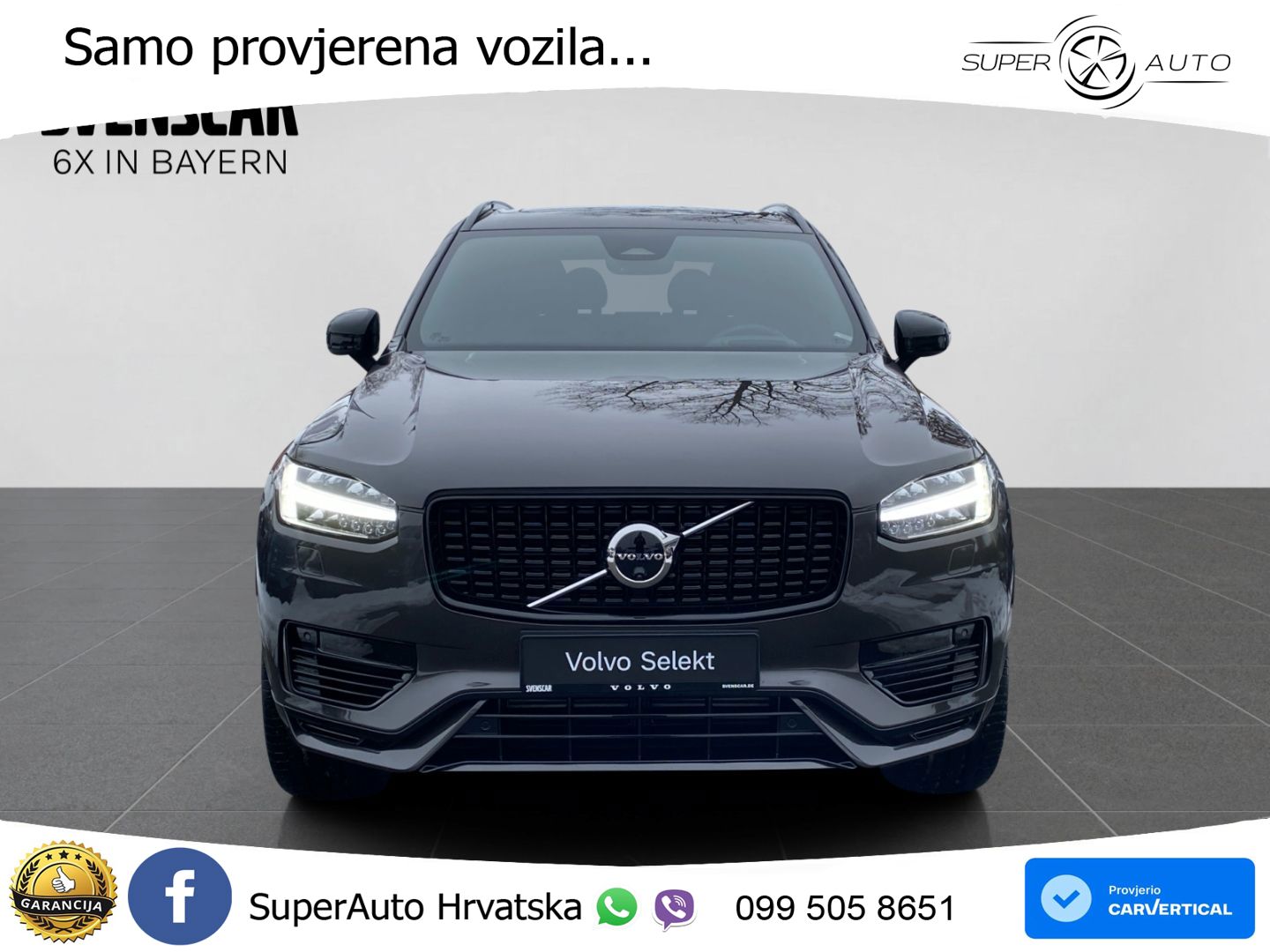Volvo XC90 2.0 T8 AWD Automatic ACC+HEAD+4xGR SJED+360+PANO