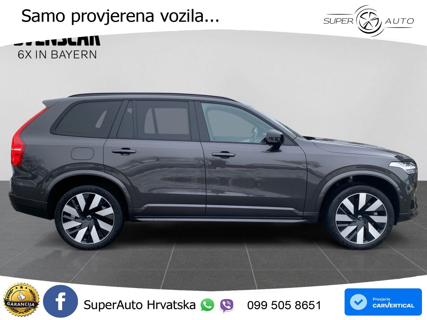 Volvo XC90 2.0 T8 AWD Automatic ACC+HEAD+4xGR SJED+360+PANO
